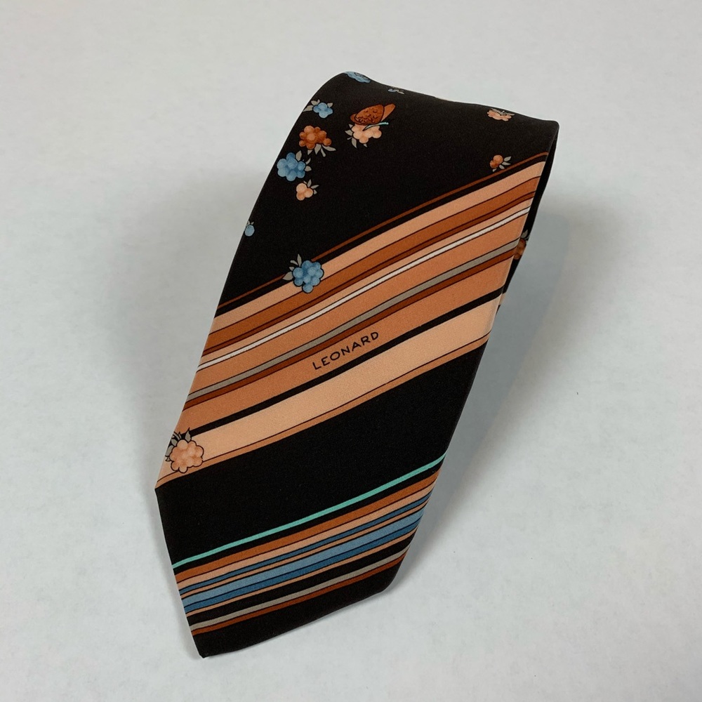 Vintage Leonard Paris Silk Neck Tie